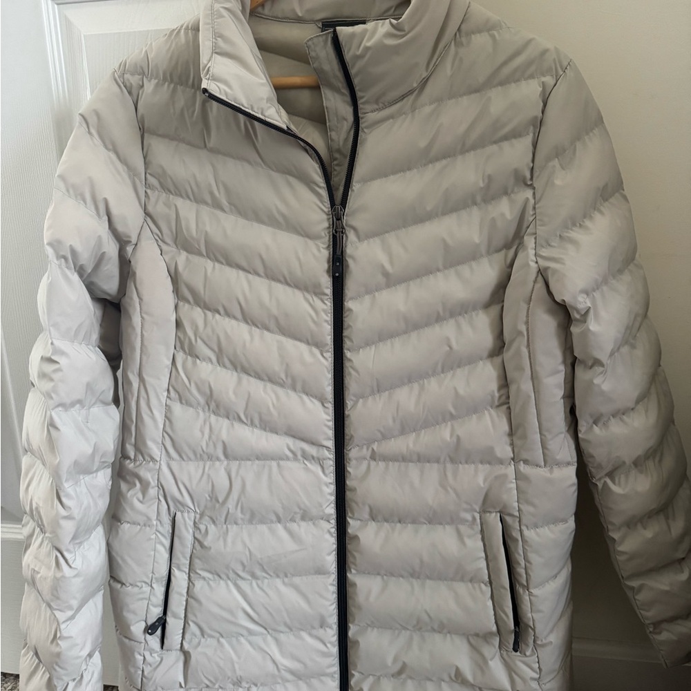 Women's Gray Quilted Jacket